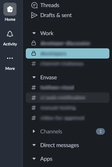 channel sections
